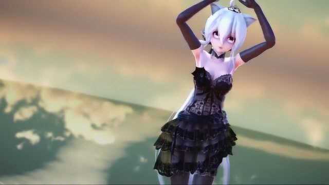 mmd可爱的小黑猫领回家养吧