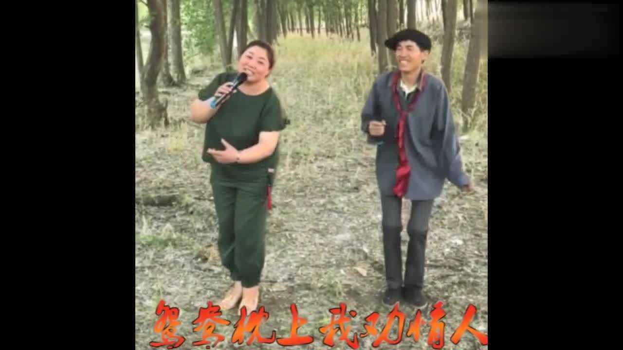 民间小调手扶栏杆精彩选段两人唱的幽默滑稽搞笑太好听