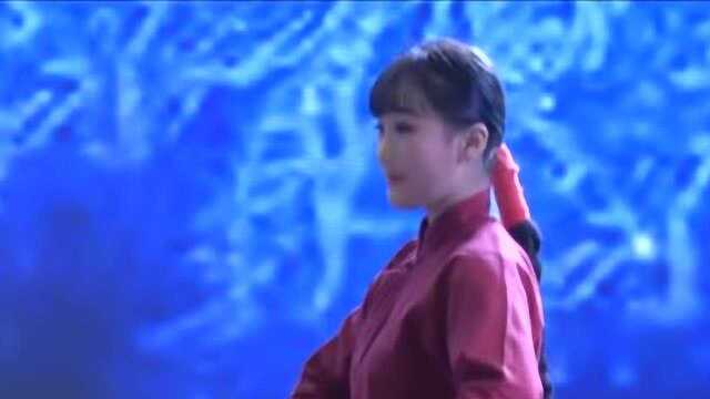 晋剧小神童王梦圆与父亲唱《白毛女》,漂亮