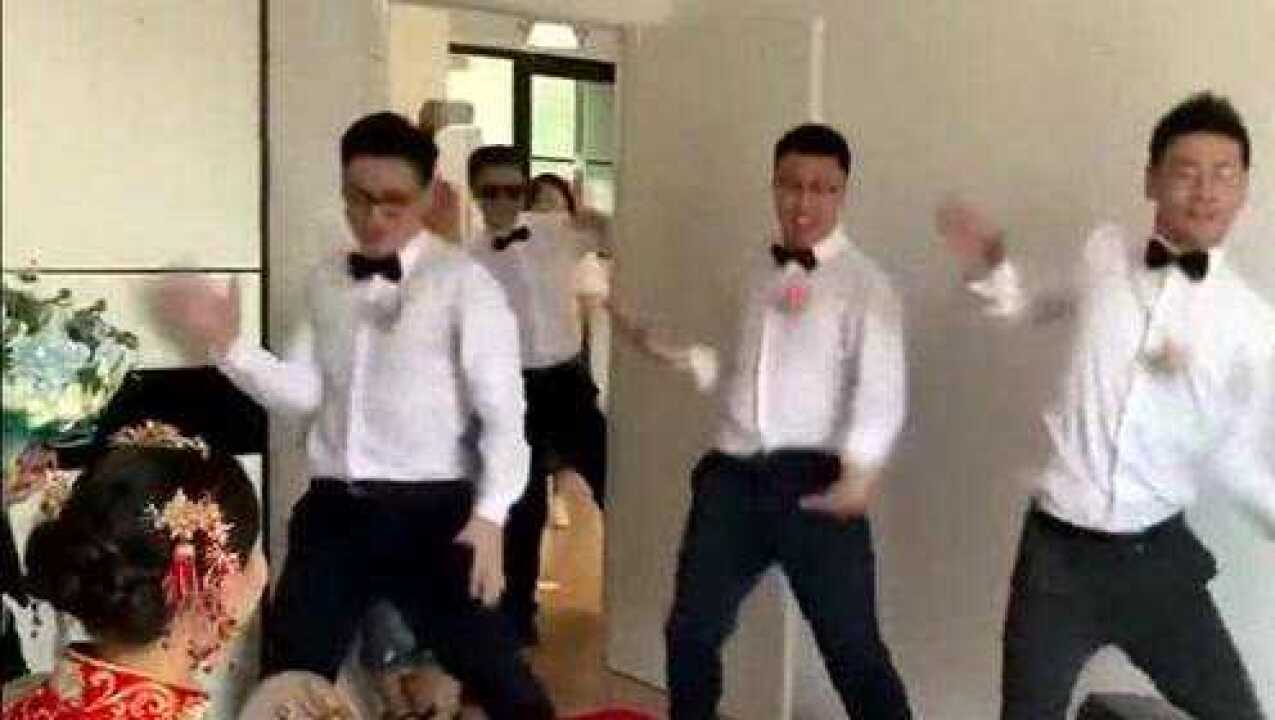 神仙小分队当伴郎抢尽风头新郎担心的是会不会扰民啊