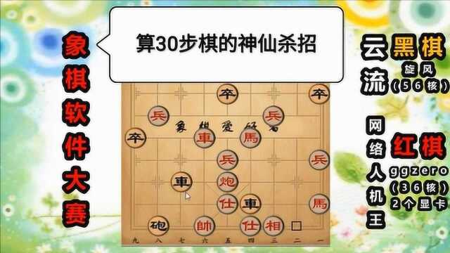 象棋软件大赛:一步棋算30步棋,“神仙杀招”谁与争锋