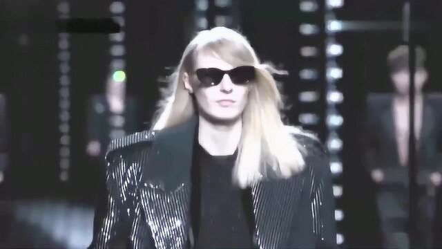 巴黎时装周Saint Laurent(圣罗兰YSL)秋冬系列男女时装秀