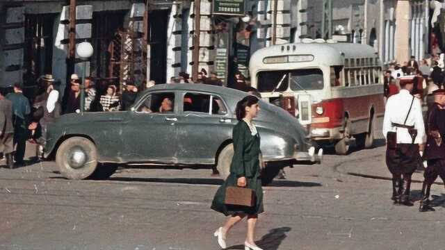 1955年的海参崴,曾是清朝领土,现已没有中国痕迹