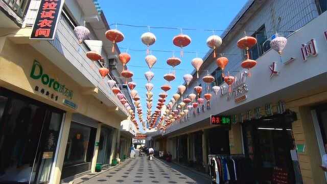 实拍浙江宁波咸祥镇,带你看看宁波的乡镇,步行街很不错