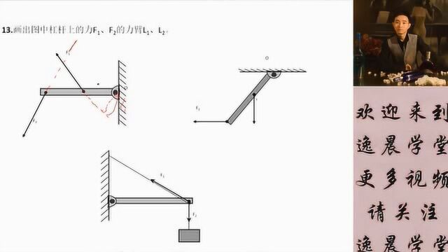 029初中物理,杠杆,正确画出杠杆的力臂