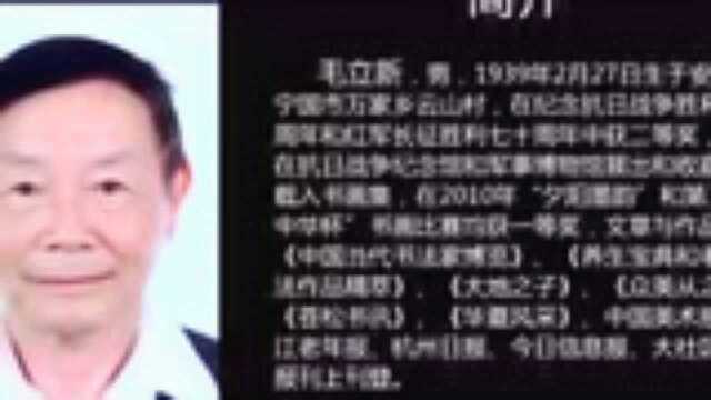 毛立新当代著名书法家,书法艺术欣赏