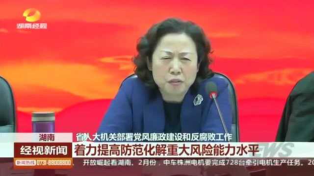 党风廉政建设和反腐败会议:着力提高防范化解重大风险能力水平