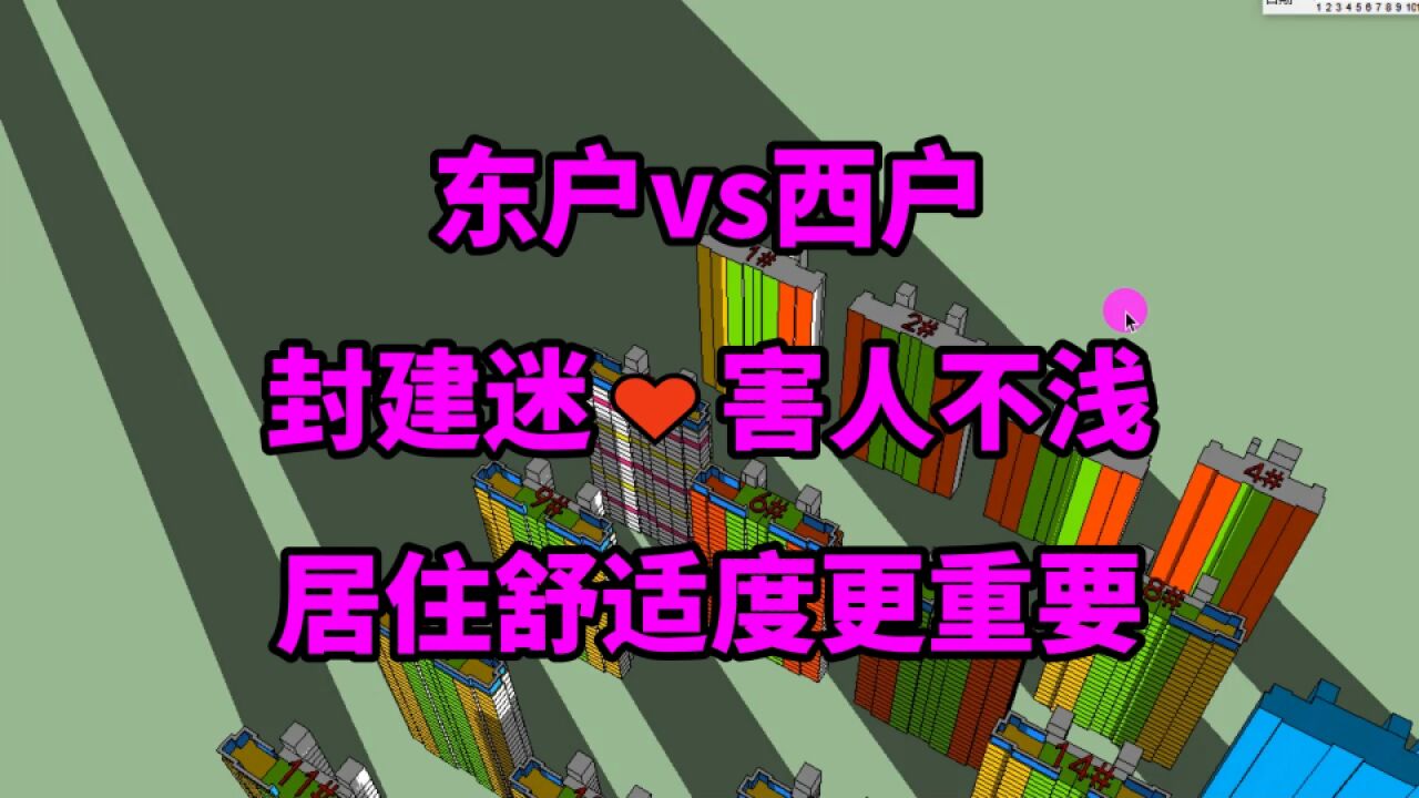 东户vs西户,很多人被传统国学误导!抛开舒适度谈利害,害人不浅