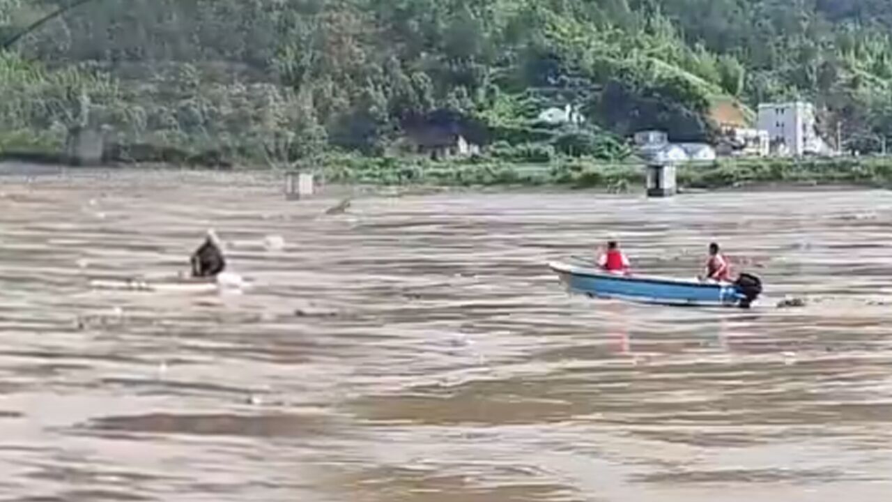 广东梅州大暴雨,73岁老人洪水中漂流近6公里成功获救