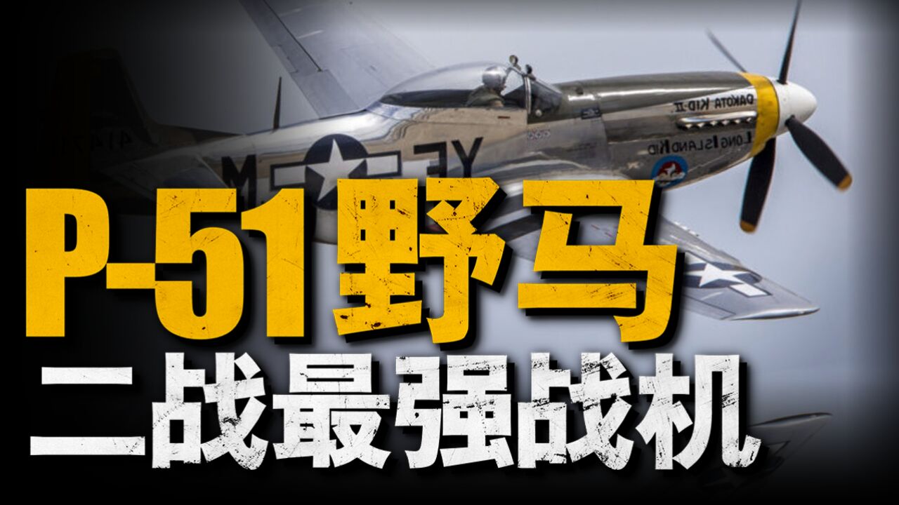 P51野马,二战美军最强战机之一,力压超越时代的ME262