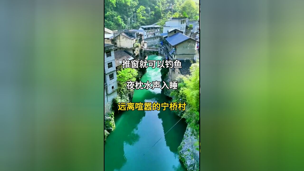 推窗钓鱼,夜枕水声:远离喧嚣的宁桥村生活