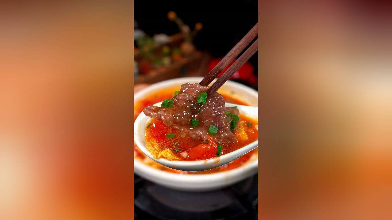 孩子吃饭没胃口,妈妈们一定要试试这个番茄滑牛肉