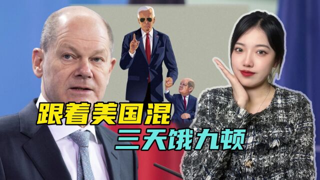 朔尔茨访美回国后,先找冯德莱恩密谈,德国杂志的新封面真是绝了