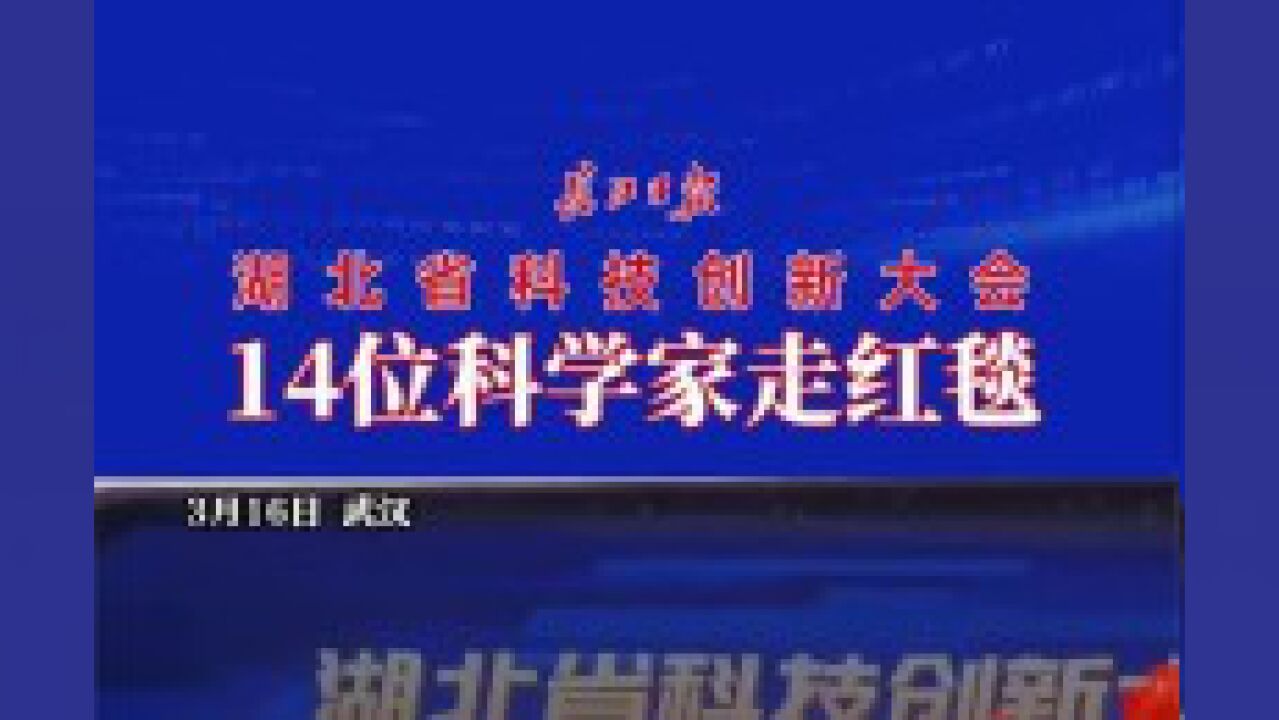 3月16日,湖北省科技创新大会举行.女科学家带着团队走红毯,希望越来越多女性投入科技前沿研究.