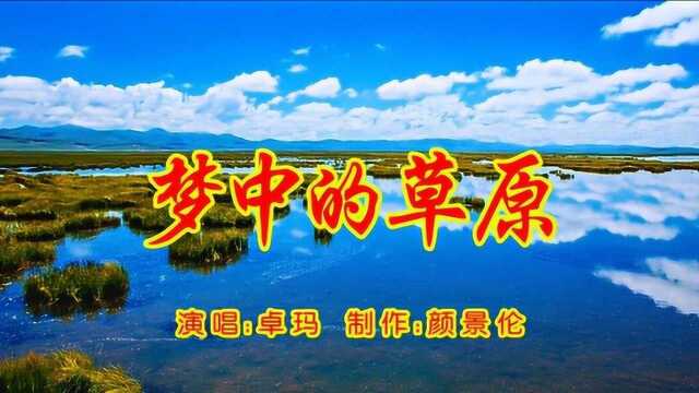 卓玛《梦中的草原》,草原歌曲,景美歌美,令人陶醉!