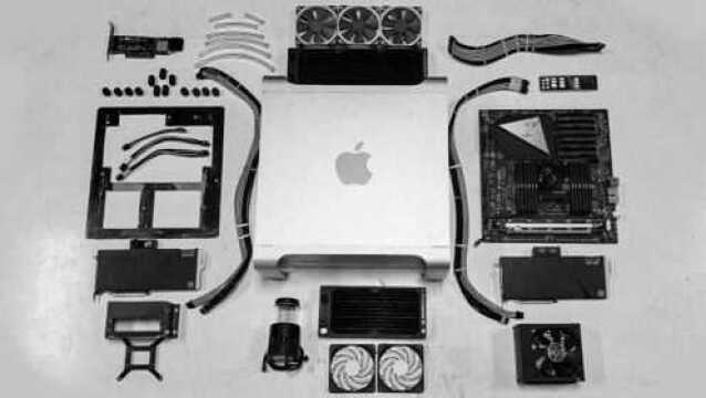 如何组装一台苹果水冷主机?可能最快的苹果主机,一起来见识下!