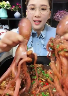 美食吃播,红烧八爪鱼 - 腾讯视频