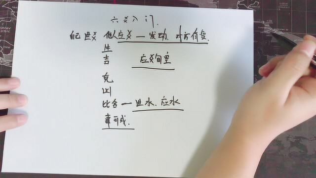 一起学六爻,六爻预测基础知识讲解分析,世应生克空亡动静口诀分析应用