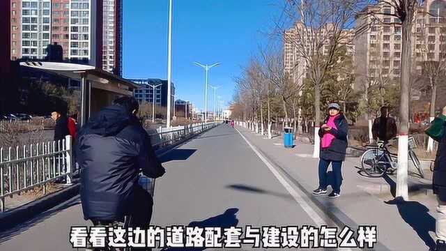 带大家看看三线城市内蒙古包头市昆都仑区林荫中路道路建设的怎样