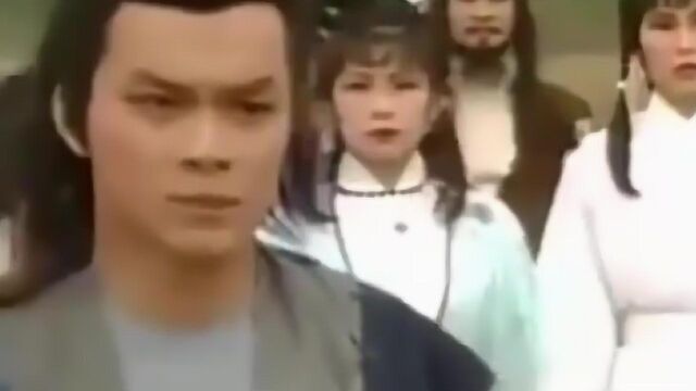 《射雕英雄传》83版,郭靖杨康比武,背景音乐听着心潮澎湃