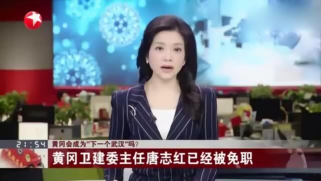 黄冈会成为“下一个武汉”吗?疾病负责人竟“一问三不知”