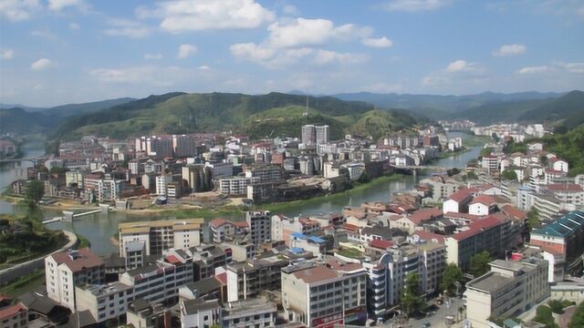 地图里看区域发展,湖南省绥宁县城市建设进程