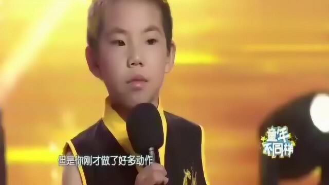 8岁功夫小子孙英杰武术表演超精彩,却让评委老师觉得很心疼