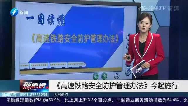 确保秩序稳定进行 《高速铁路安全防护管理办法》正式施行!