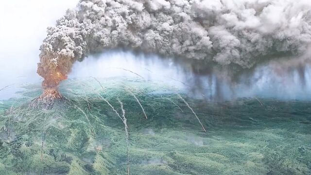 灾难火山爆发危机重重,患难时刻见真情