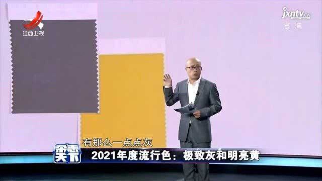 2021年度流行色:极致灰和明亮黄