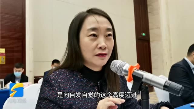 聚焦2021全国两会|特约委员记者韩萌扫码看报告 直呼图文并茂“非常振奋”