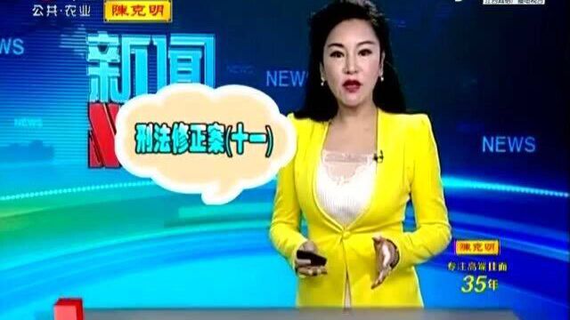 刑法修正案(十一)施行