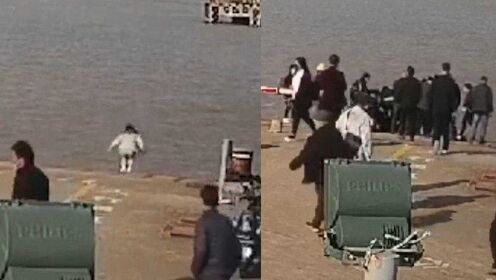 惊险！浙江一年轻女子码头边突然跳海，船员旅客一分钟紧急救援