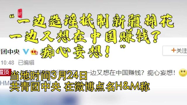 南方视频|痴心妄想!H&M诋毁造谣新疆棉花