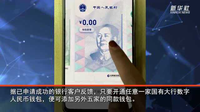 集齐国有六大行数字钱包是种什么体验?