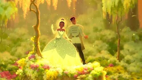 公主和青蛙：青蛙找到了公主，公主吻了青蛙，可是青蛙没有变回了。