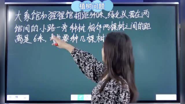 小学数学思维训练植树问题,超详细答案解析植树问题