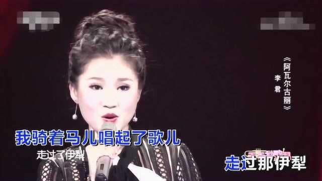 李君演唱歌曲《阿瓦尔古丽》KTV版