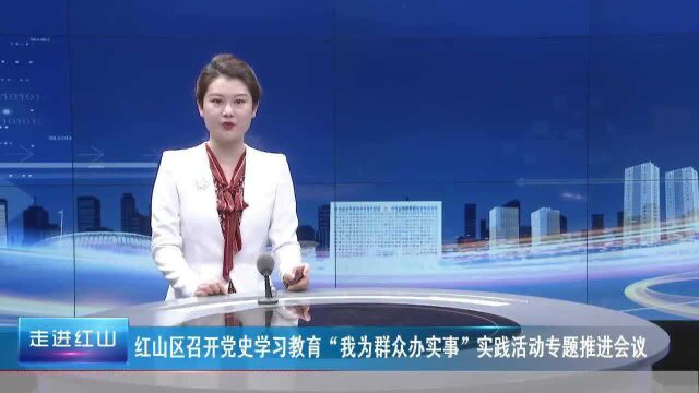 红山区召开党史学习教育“我为群众办实事”实践活动专题推进会议