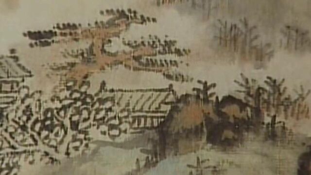 髡残56岁画的《松岩楼阁图》,在写意山水道路上更具有开创意义