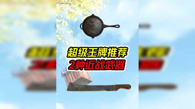 超级王牌的推荐近战武器之王