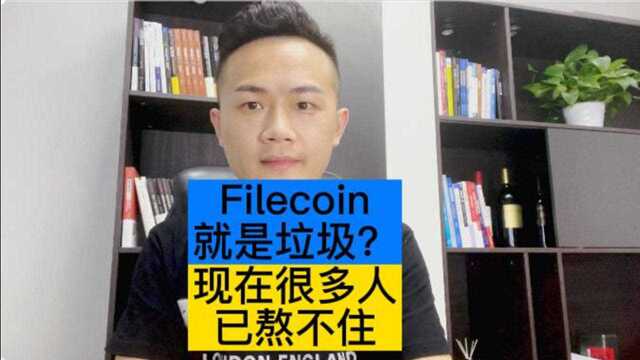 Filecoin就是垃圾?现在很多人已经熬不住