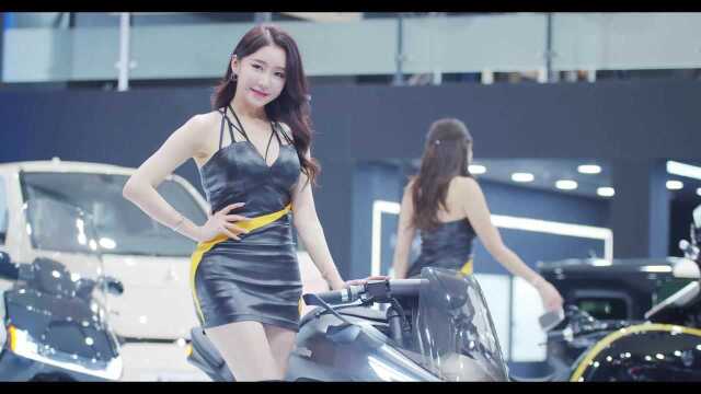 Racing model Korean韩国美女模特闵彩允4K超清饭拍