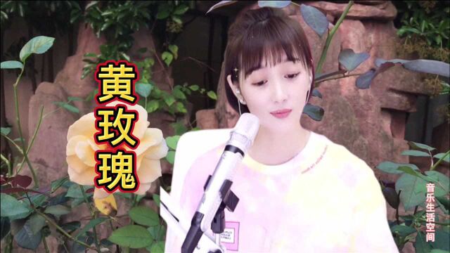 梁红演唱一曲《黄玫瑰》,深情的歌声,带有一丝丝忧伤,太美了