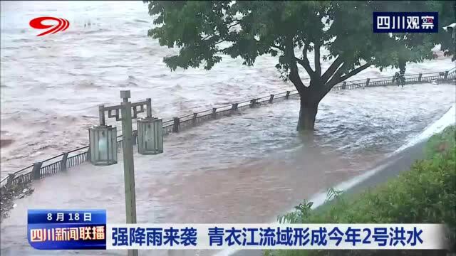 四川新闻联播 | 强降雨来袭 青衣江流域形成今年2号洪水