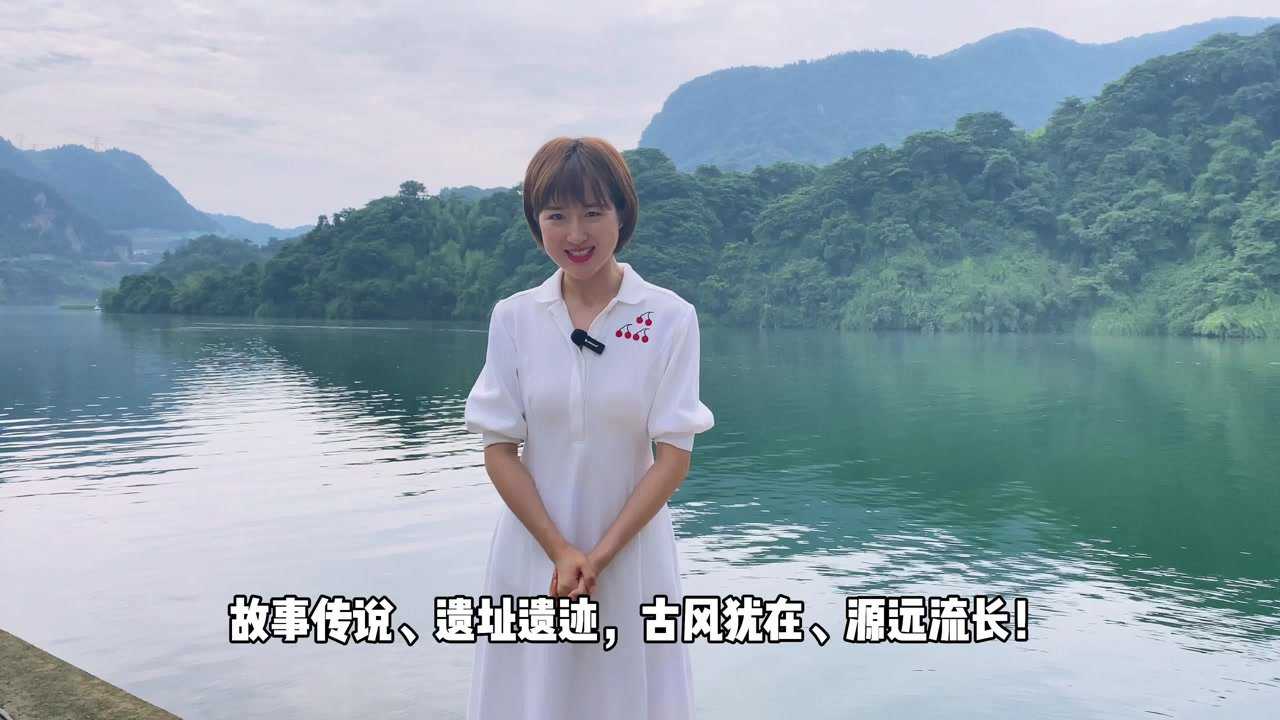 三峡广电主持人彭阿姝长阳妹子抖音达人秀美宜昌我代言