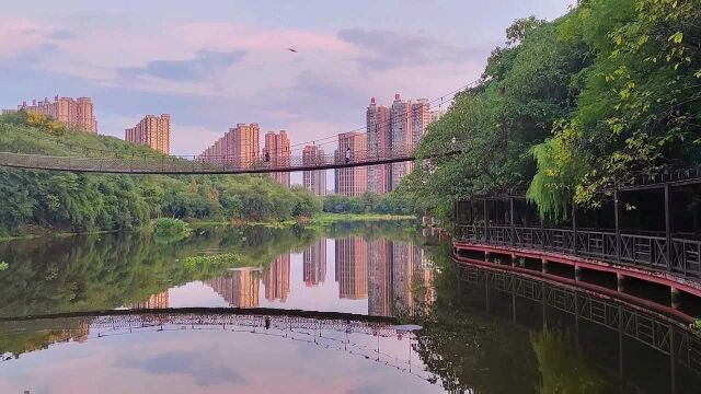 身边的诗和远方:湖南衡阳—夕照余晖平湖美