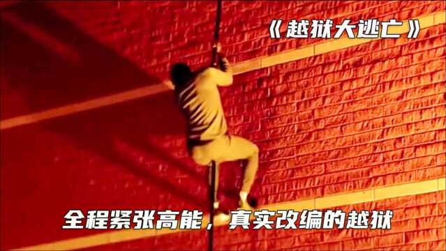 《越狱大逃亡》真实版越狱,男人紧靠一个锯子逃出监狱,全程紧张