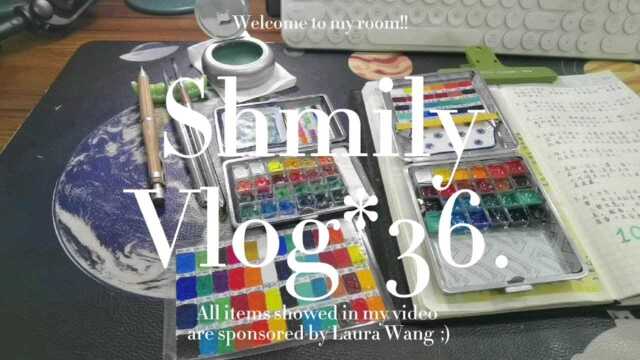 Vlog*36✨四线小县城公司职员上班日常/手账/水彩盒/画画儿/咖啡