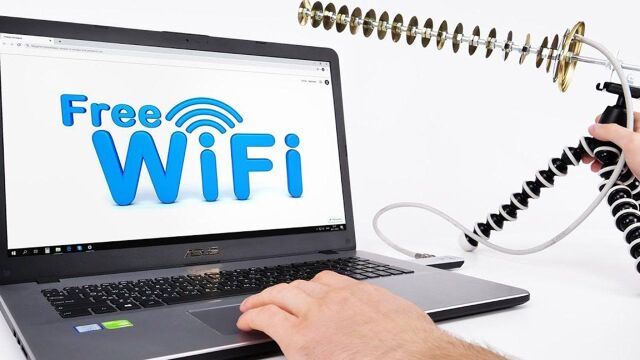 国外牛人自制WiFi增强器,几个简单的工具,能连上10公里外的信号!